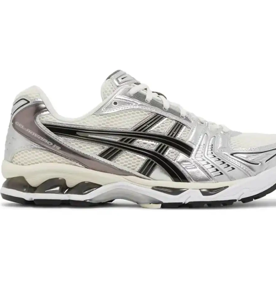 ASICS Black Gel-Kayano Cream 14 Metallic Plum 0523